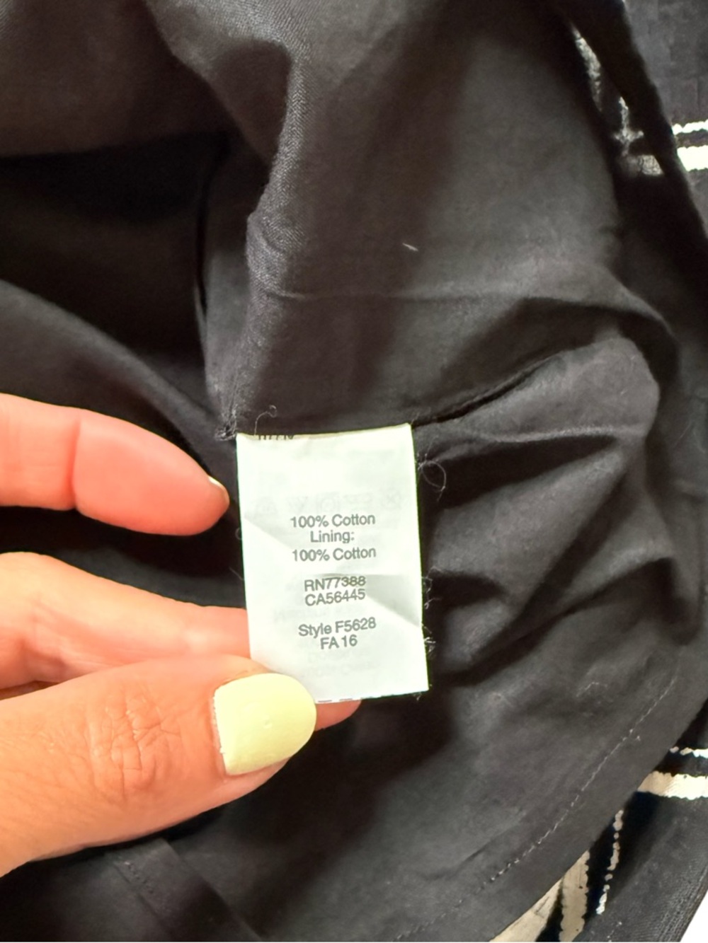 Madewell‎ Windowpane Mini Skirt Size 0 Black White Gauze Cotton - Picture 7 of 9